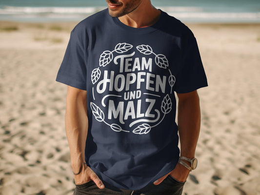 Team Hopfen und Malz Beach Shirt Product