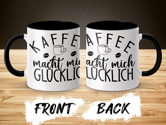 Kaffee macht mich glücklich coffee mug