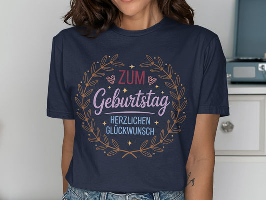 Zum Geburtstag Herzlichen Glückwunsch T-Shirt