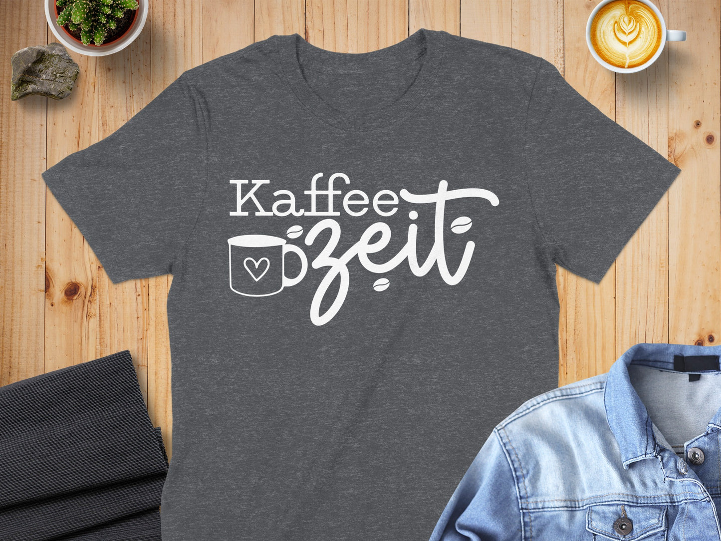 Kaffee Zeit Graphic Tee Casual Wear