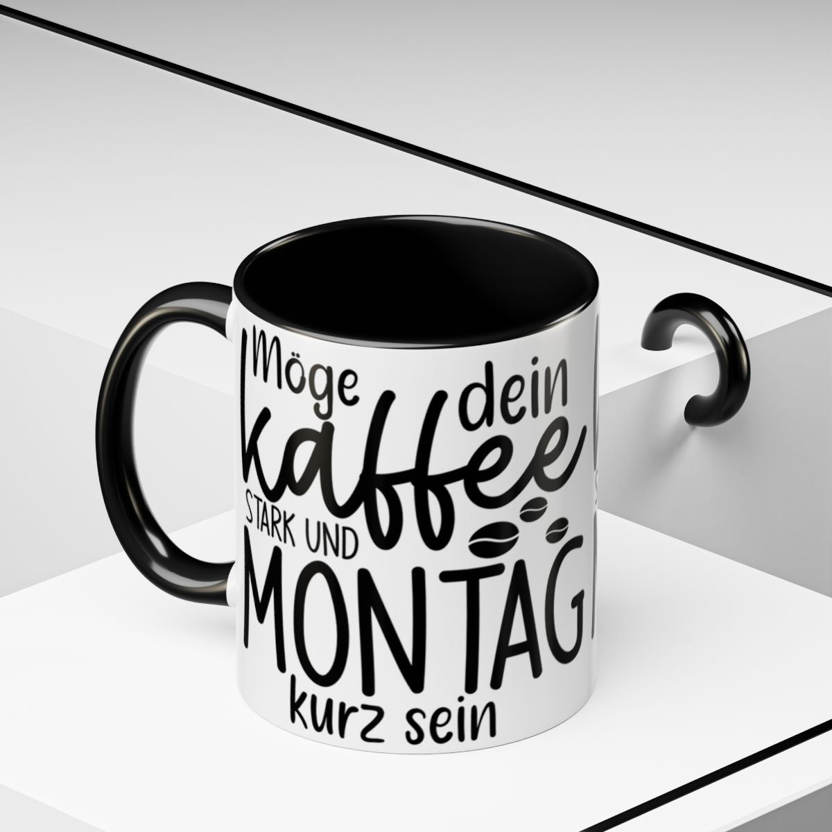 Möge dein Kaffee stark und Montag kurz sein mug