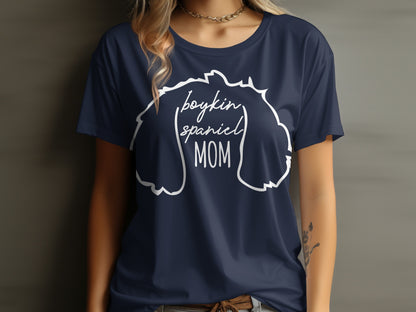 Boykin Spaniel MOM Graphic T-shirt for Proud Dog Owners
