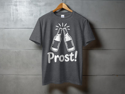 Prost Beer Bottles Illustration T-shirt