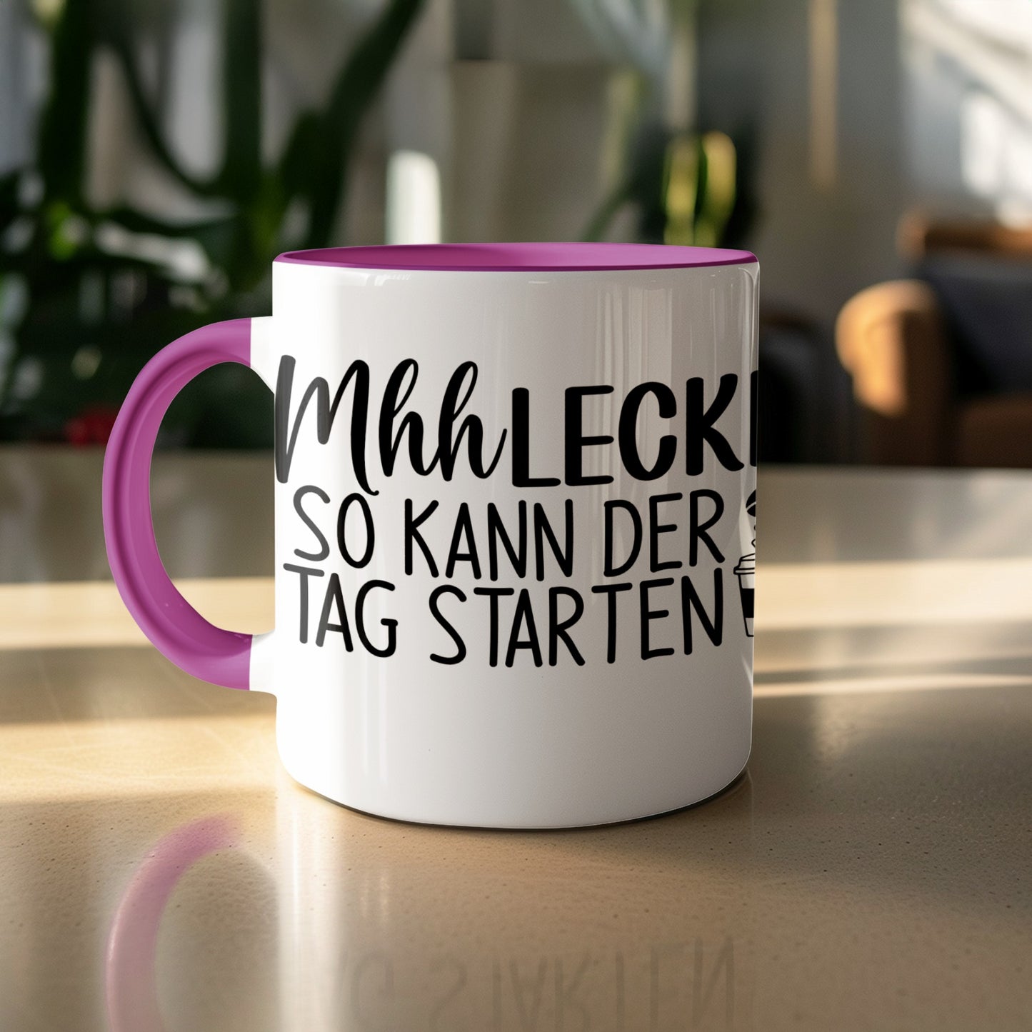 Mhh Lecker So Kann Der Tag Starten Mug Product