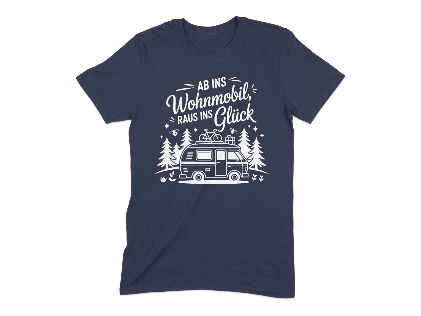 Wohnmobil Glück Freizeit Abenteuer T-Shirt