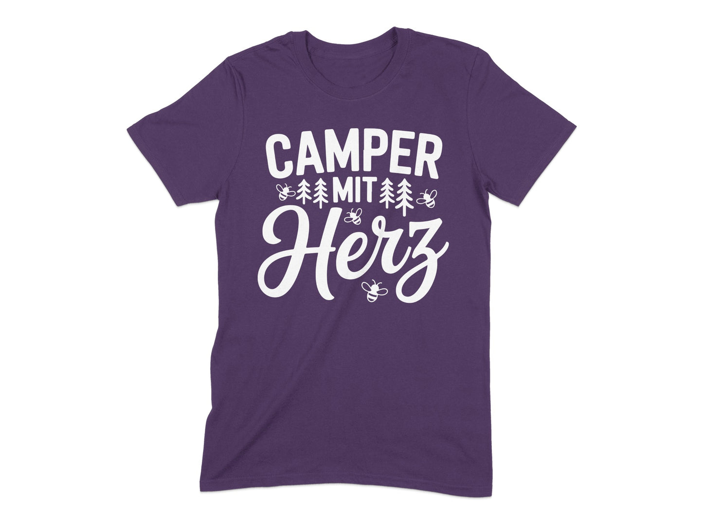Camper Mit Herz Graphic Tee Shirt