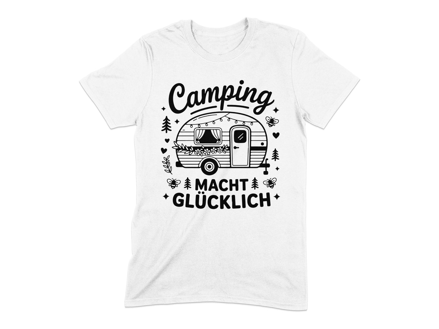 Camping Macht Glücklich Graphic T-shirt