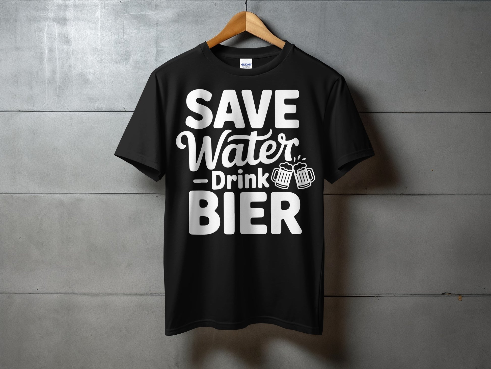 Save Water Drink Bier Graphic Tee Product