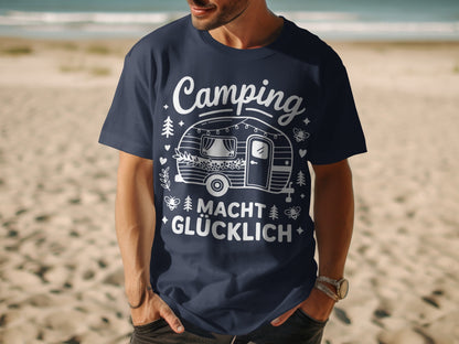 Camping Macht Glücklich Graphic Tee
