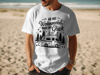 Ab Ins Wohnmobil Raus Ins Glück Design T-shirt