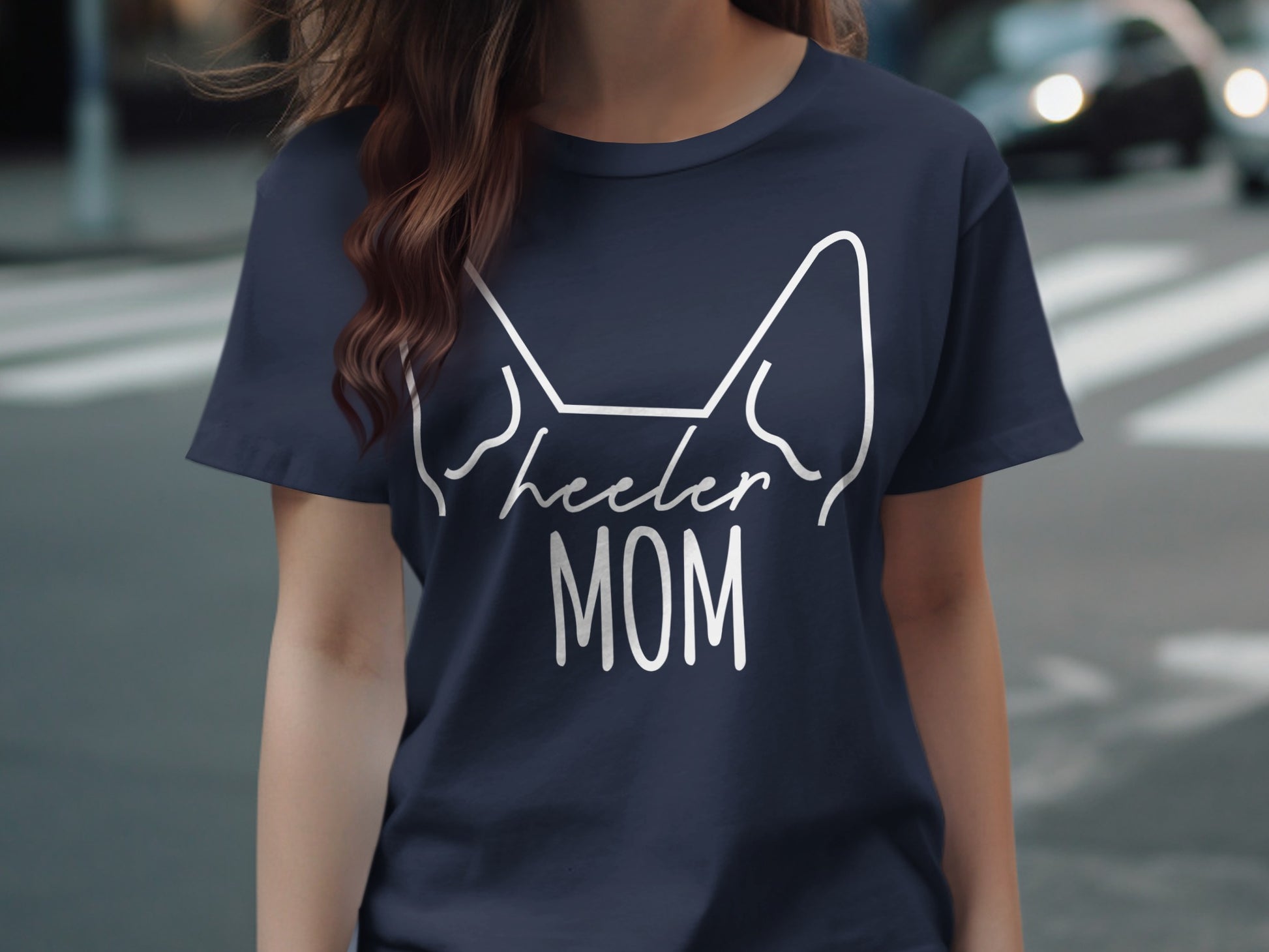 Heeler Mom Graphic Tee for Dog Lovers T-Shirt