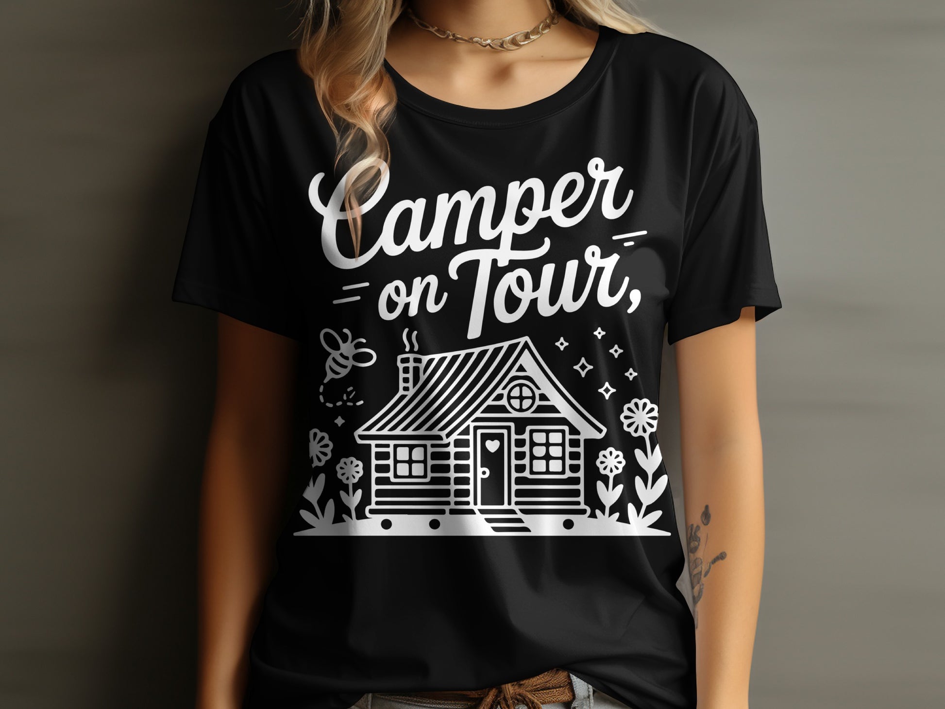 Camper on Tour Shirt Casual Fashion Tee