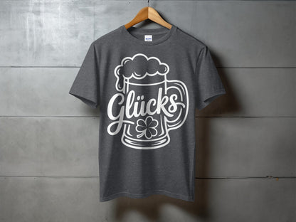 Glücks Beer Mug Graphic T-Shirt for Casual Outings