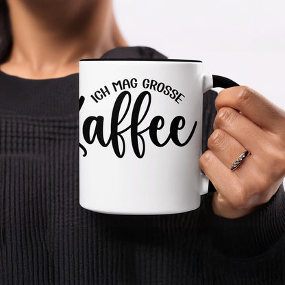 Ich mag grosse Tasse Kaffee mug