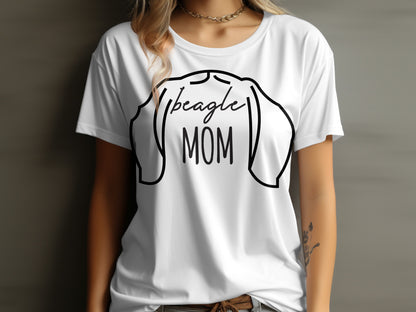 Beagle Mom Dog Lover Graphic Tee Shirt
