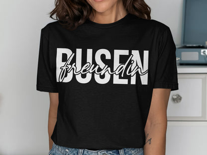 Busen Freundin Graphic Printed Black T-Shirt