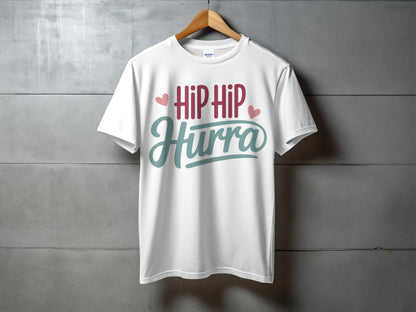 Hip Hip Hurra graphic design T-shirt product