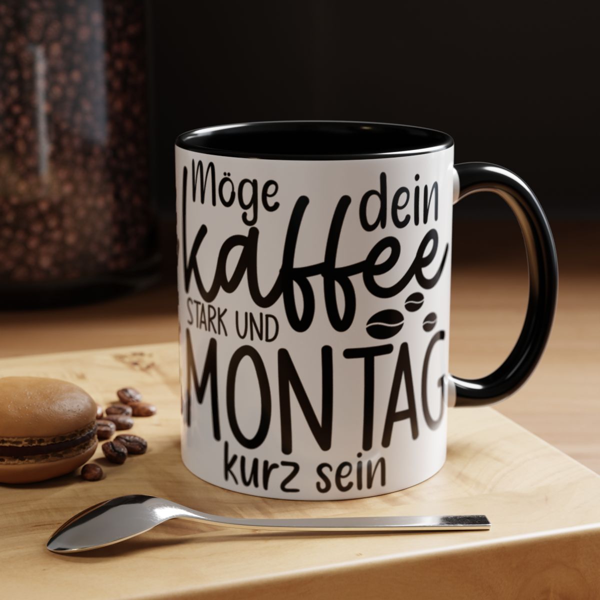 Möge dein Kaffee stark und dein Montag kurz sein mug