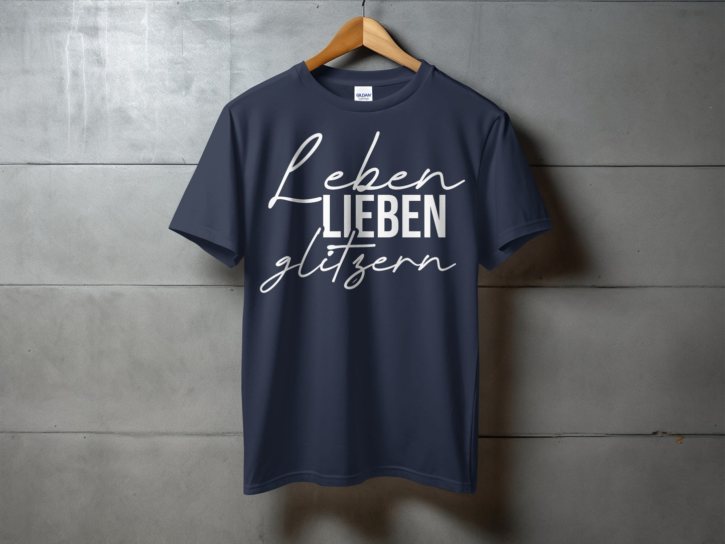 Leben Lieben Glitzern Graphic T-Shirt product