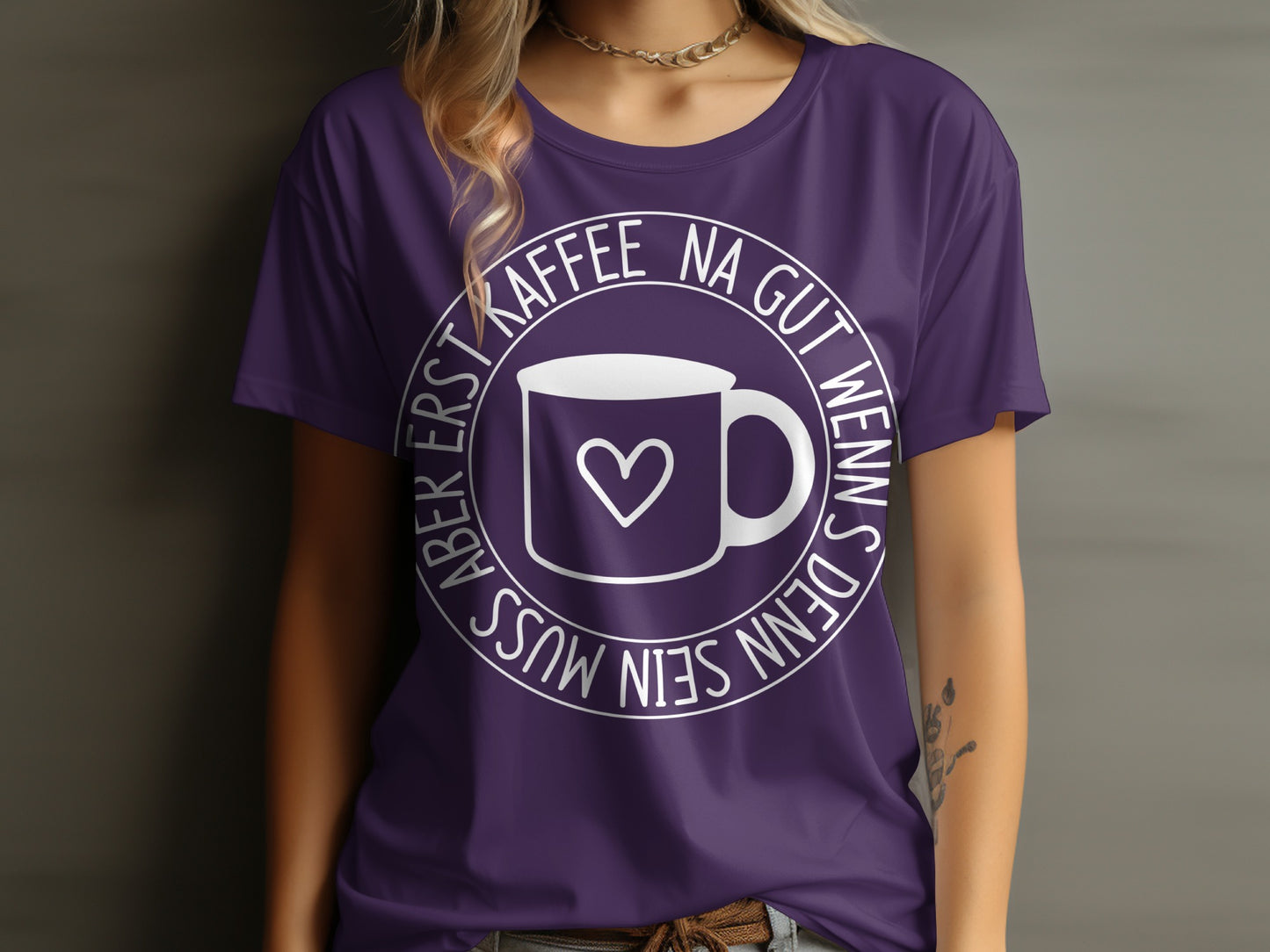 Funny Coffee Quote Graphic T-Shirt