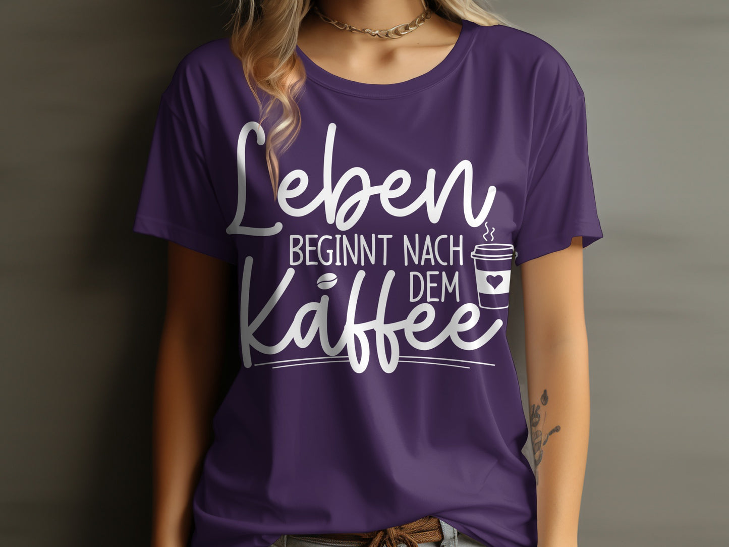 Leben beginnt nach dem Kaffee shirt