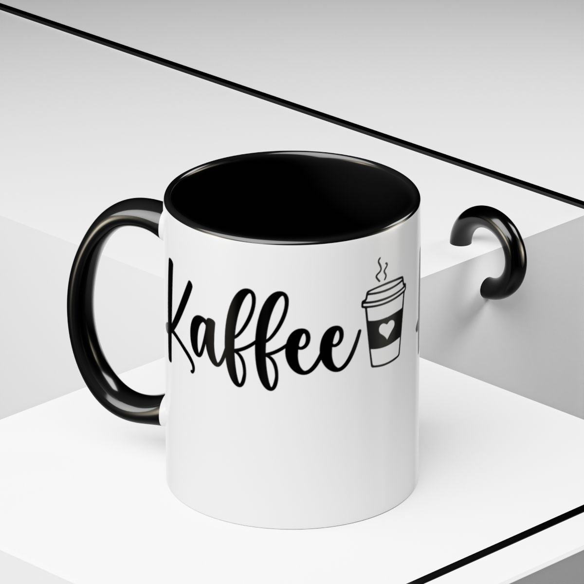 Kaffee Black Handle Coffee Mug Cup Product