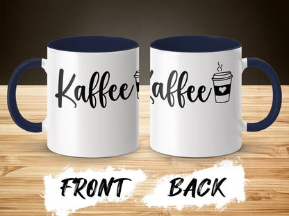 Kaffee Coffee Mug with Stylish Print Design