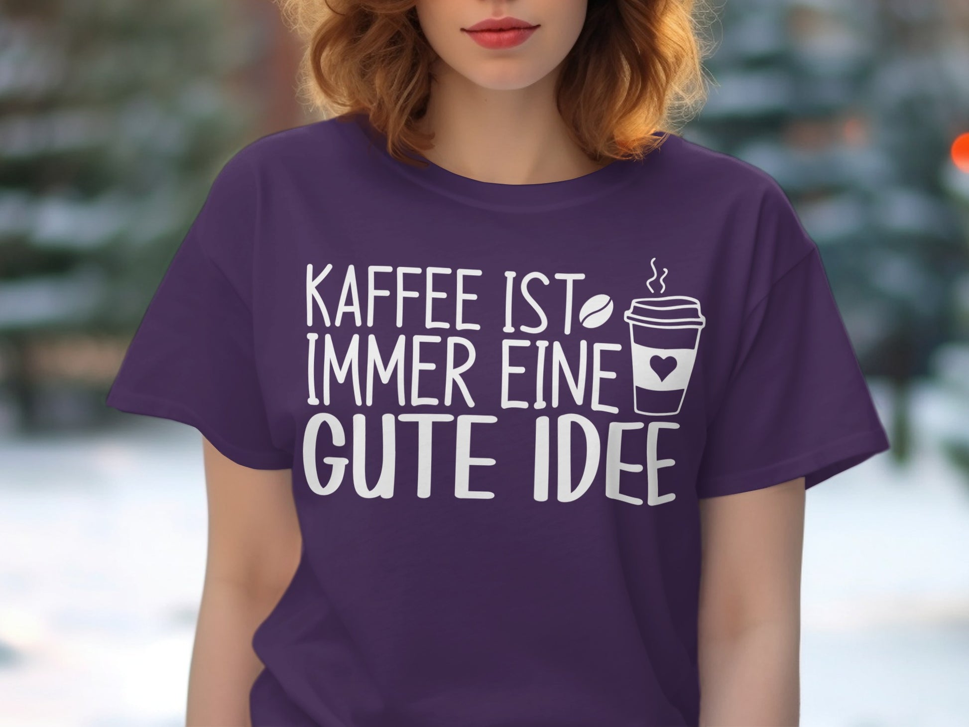 Kaffee ist immer eine gute Idee T-shirt