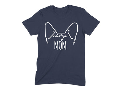 Corgi Mom Shirt Cute Graphic Tee for Dog Lovers