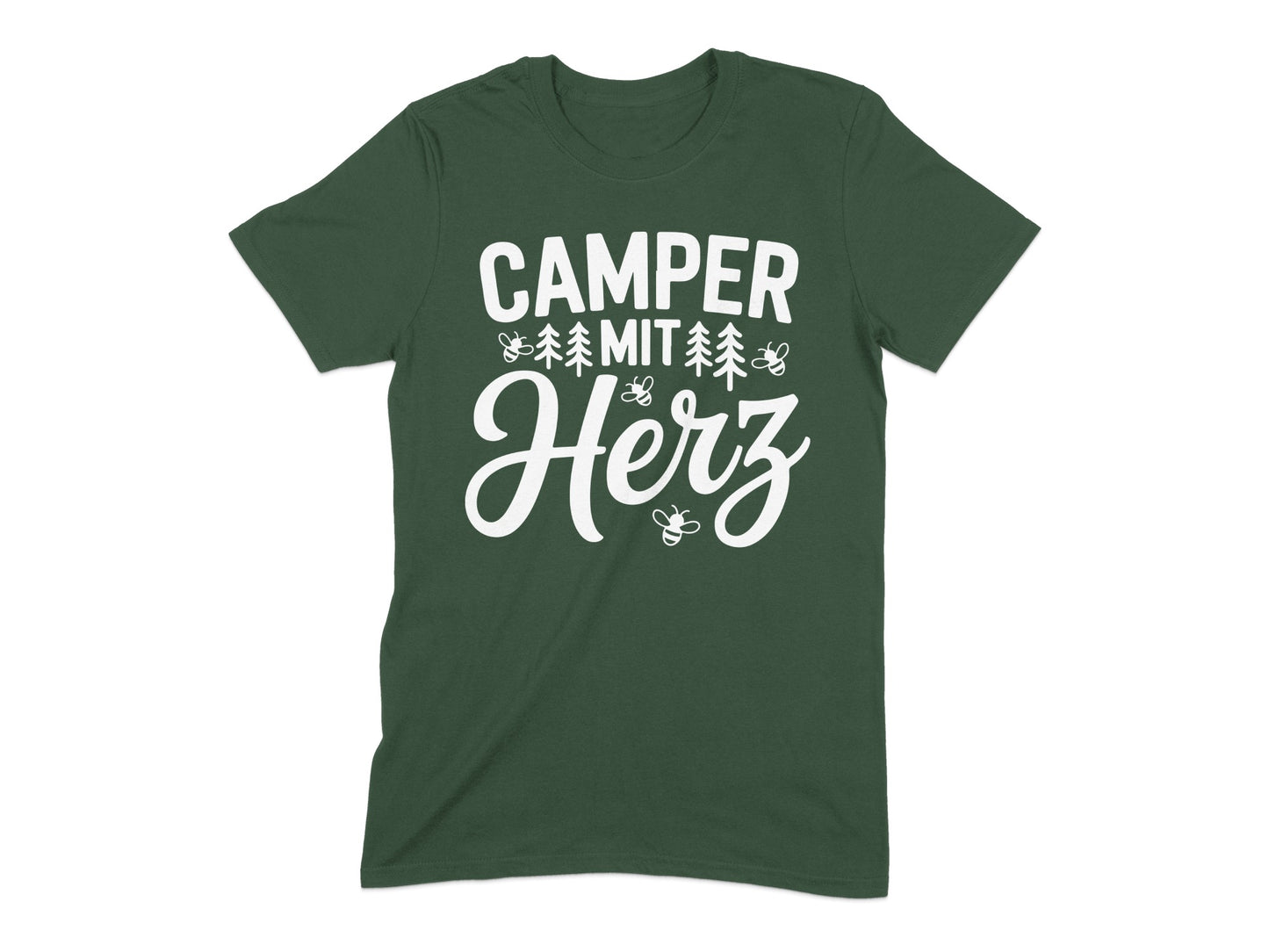 Camper Mit Herz Graphic T-Shirt Camping Tee