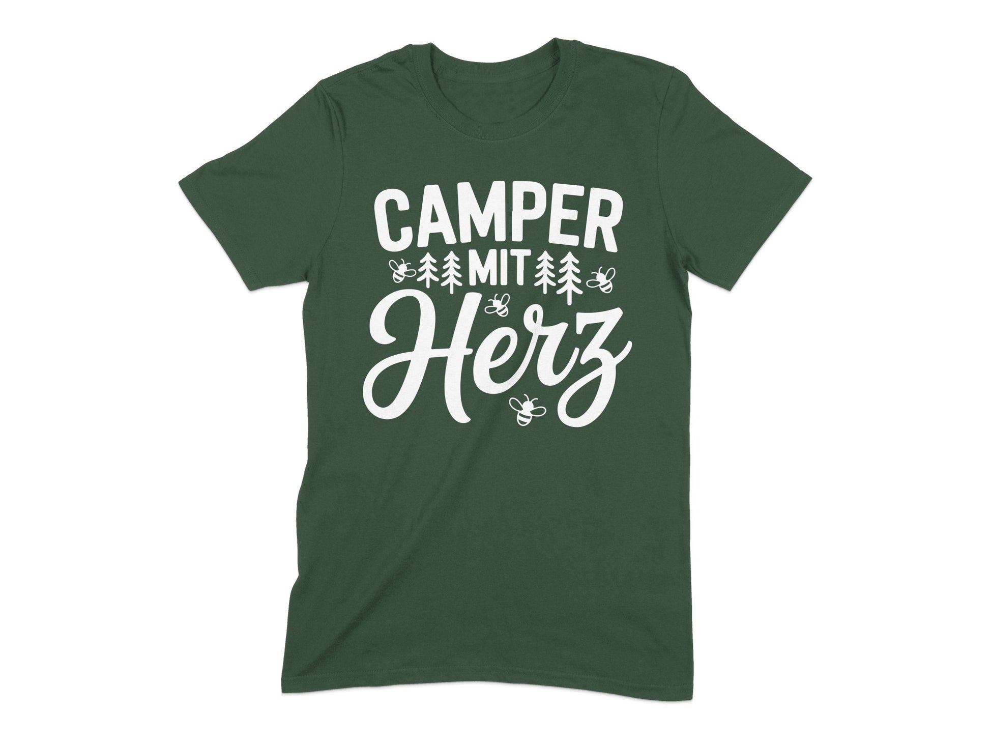 Camper Mit Herz Graphic T-Shirt Camping Tee