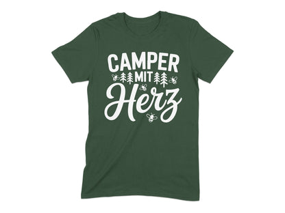 Camper Mit Herz Graphic T-Shirt Camping Tee