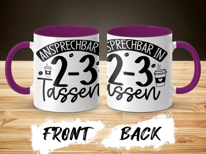 Ansprechbar in 2-3 Tassen Coffee Mug Product