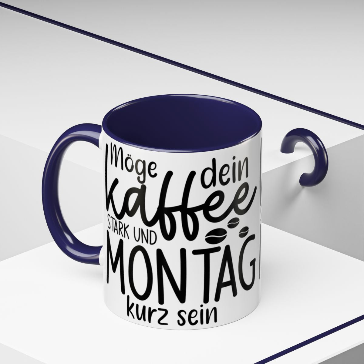 Möge dein Kaffee stark und Montag kurz sein mug