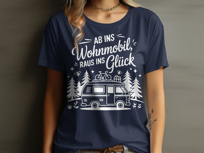 Ab ins Wohnmobil Raus ins Glück shirt