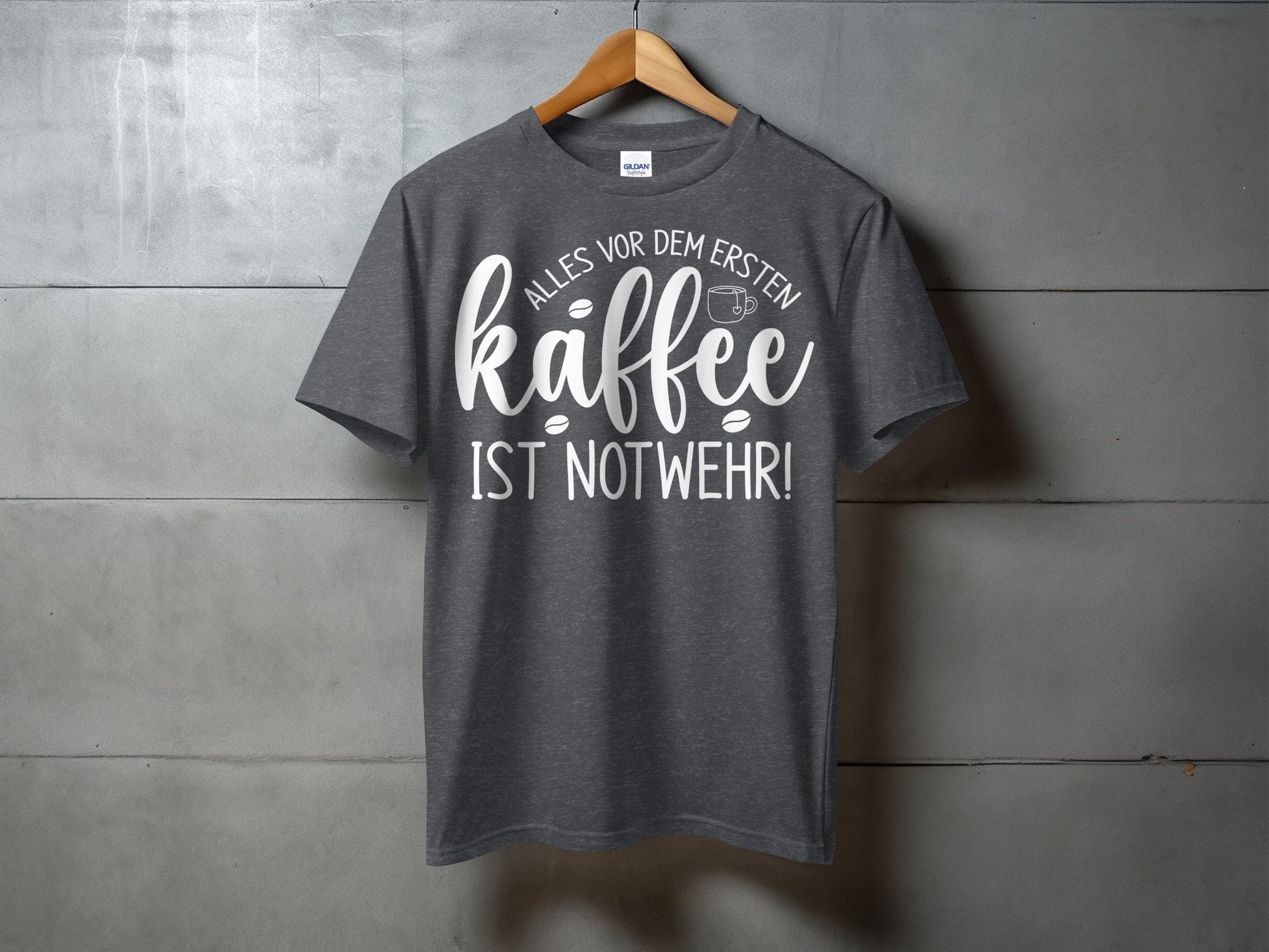 Lustige Kaffeesprüche Alles Vor Dem Ersten Kaffee T-Shirt