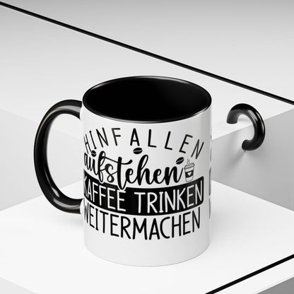 Inspirierende Tasse für Kaffee am Morgen