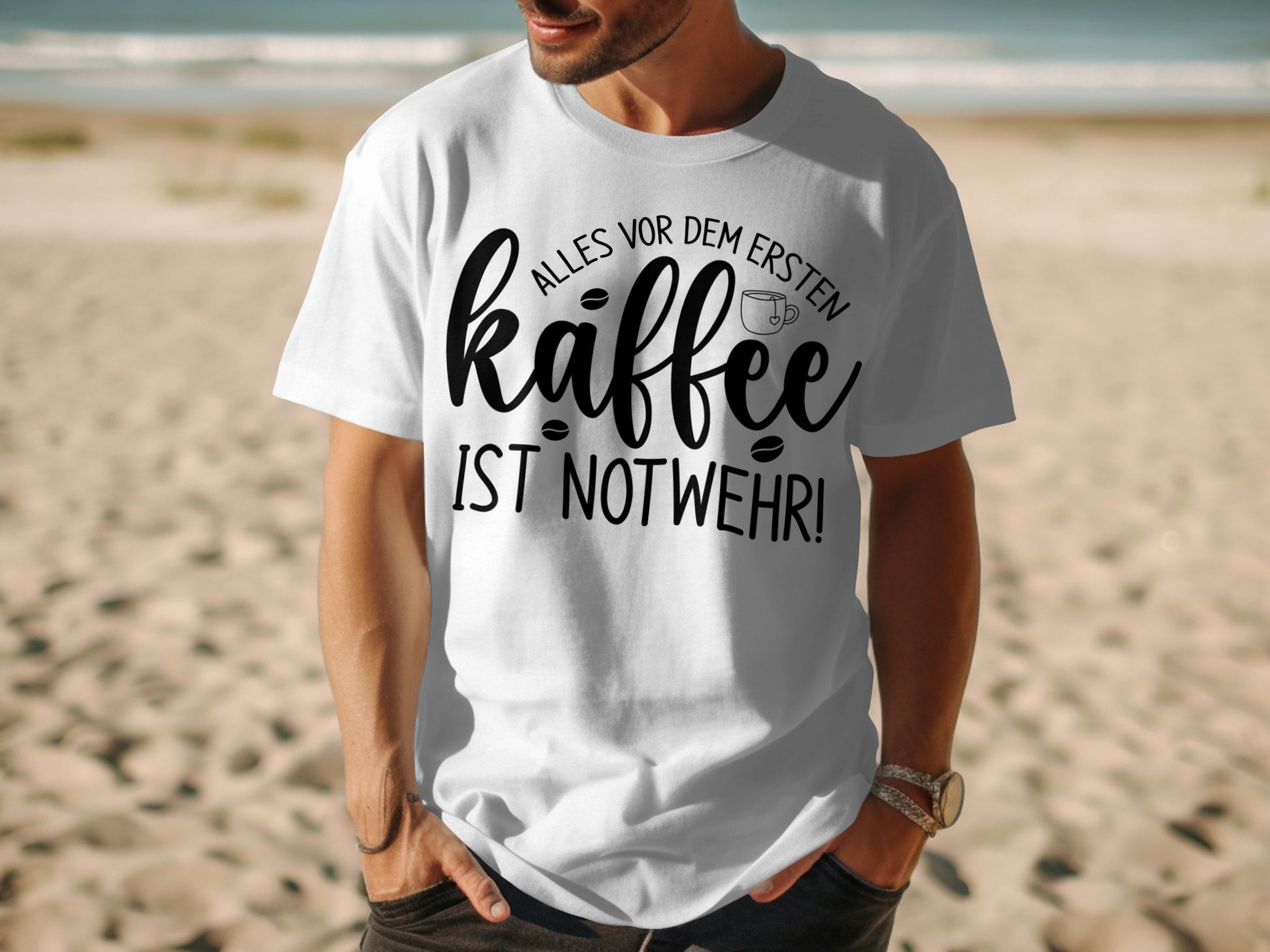 Alles vor dem ersten Kaffee ist Notwehr T-shirt