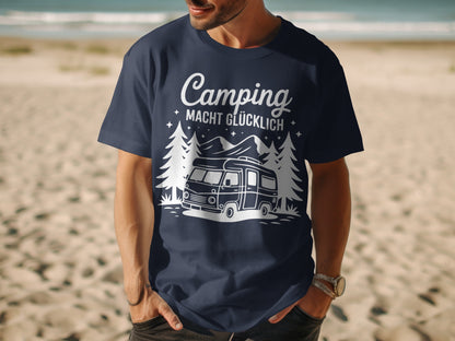 Camping Macht Glücklich Graphic Tee