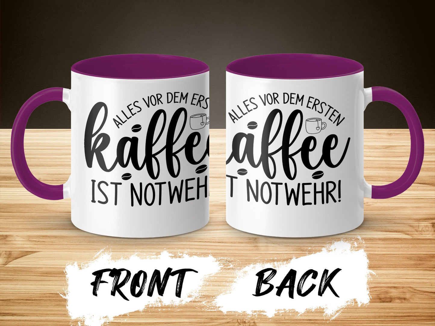Alles Vor Dem Ersten Kaffee Ist Notwehr Mug