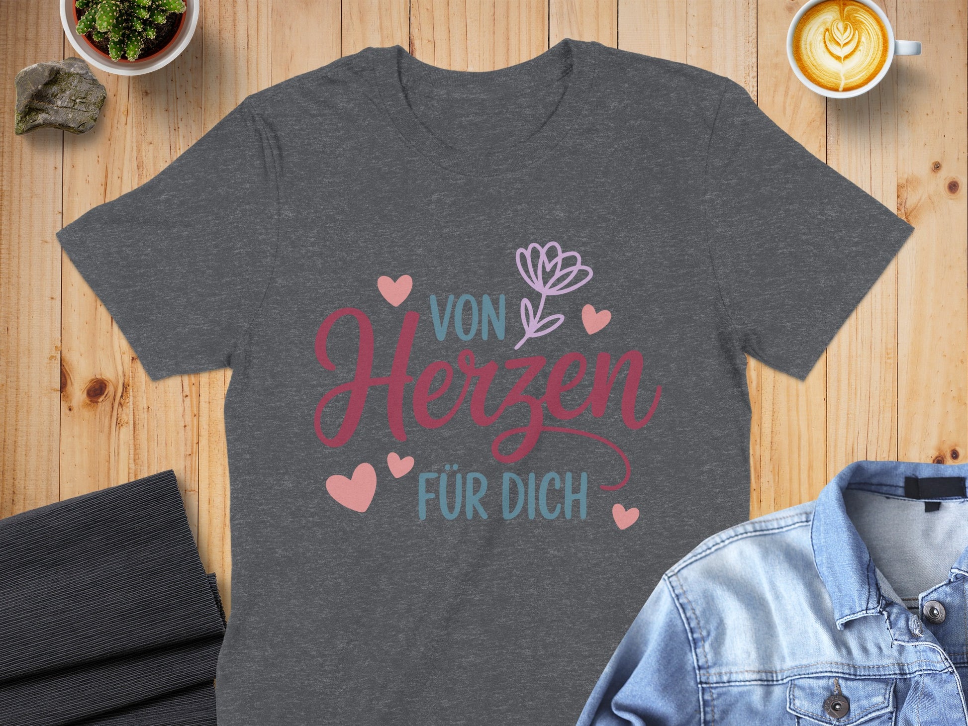 Von Herzen Für Dich Graphic T-Shirt for Women