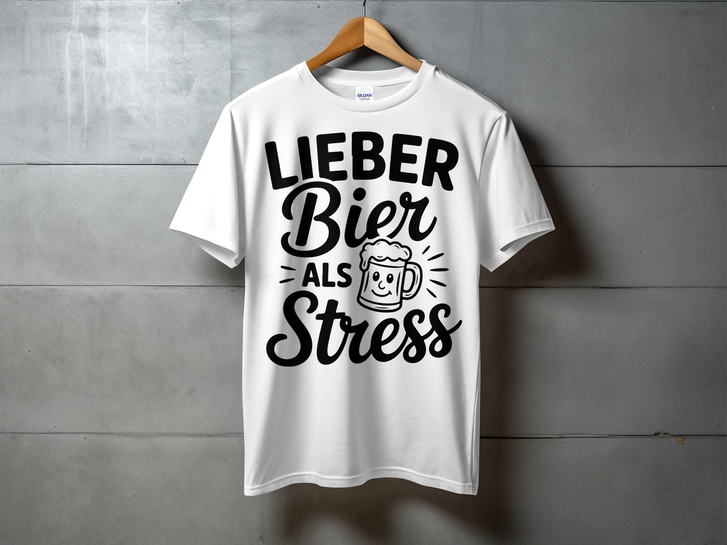 Lieber Bier Als Stress Graphic Tee