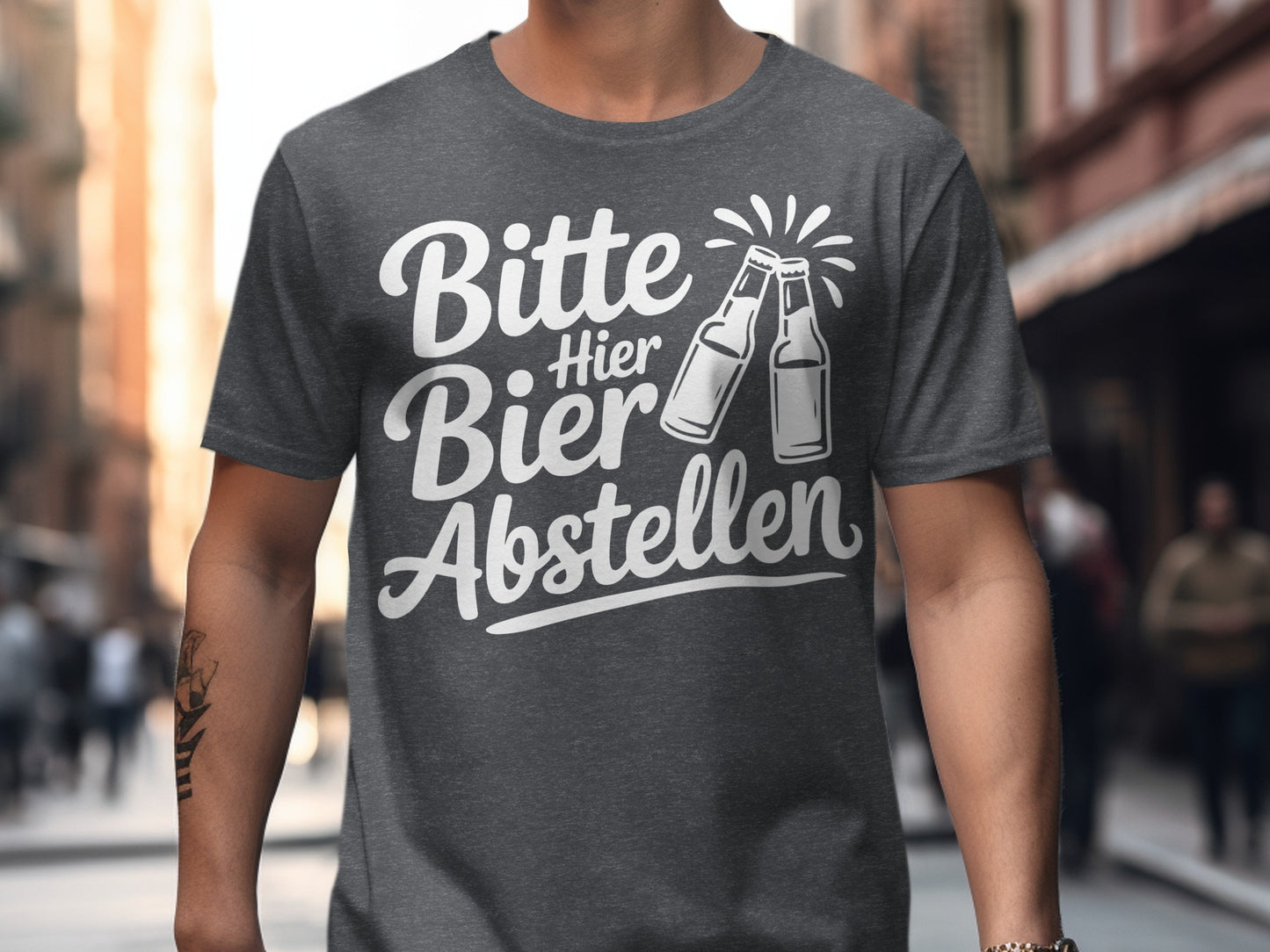 Bitte Hier Bier Abstellen Graphic T-Shirt