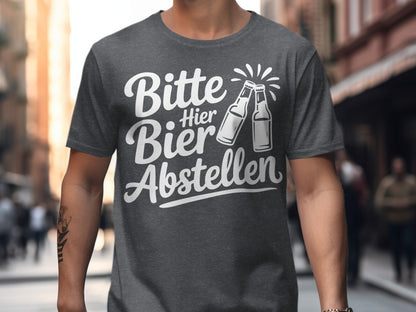 Bitte Hier Bier Abstellen Graphic T-Shirt