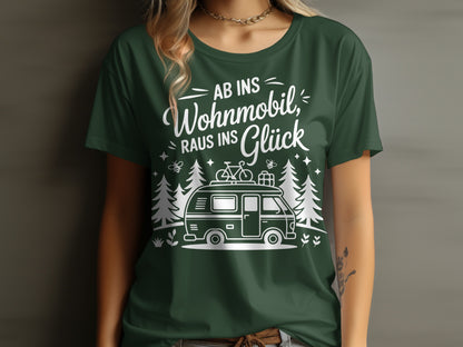 Ab ins Wohnmobil Raus Ins Glück Camper Shirt