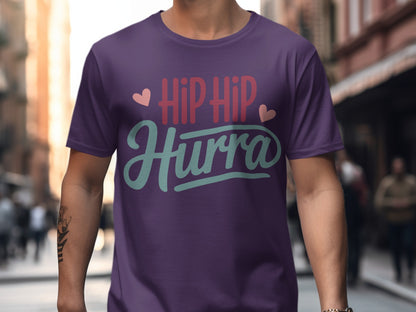 Hip Hip Hurra Graphic Design Tee