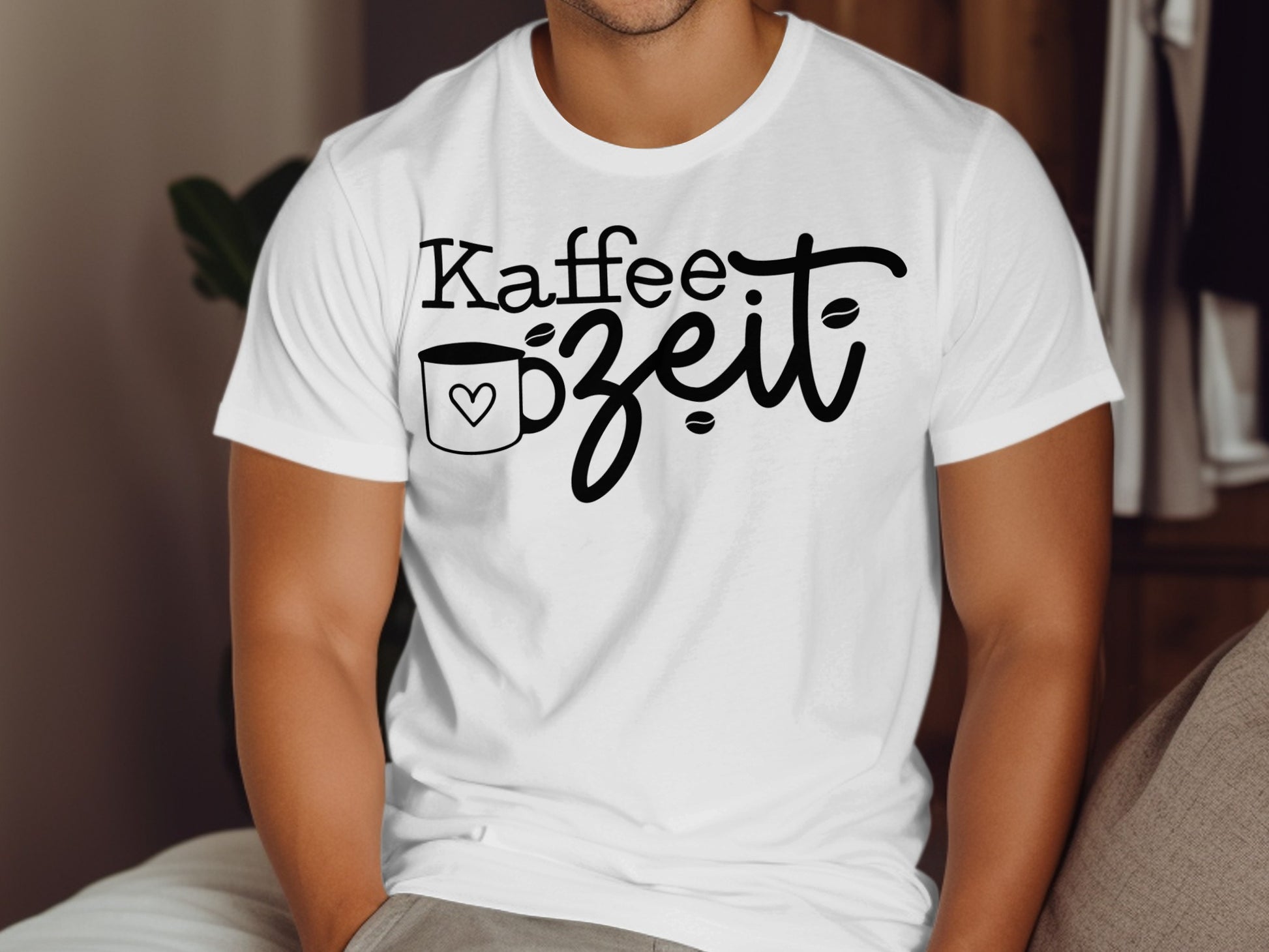 Kaffee Zeit T-shirt for Coffee Lovers Casual Tee
