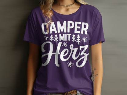 Camper Mit Herz T-Shirt with Cute Design