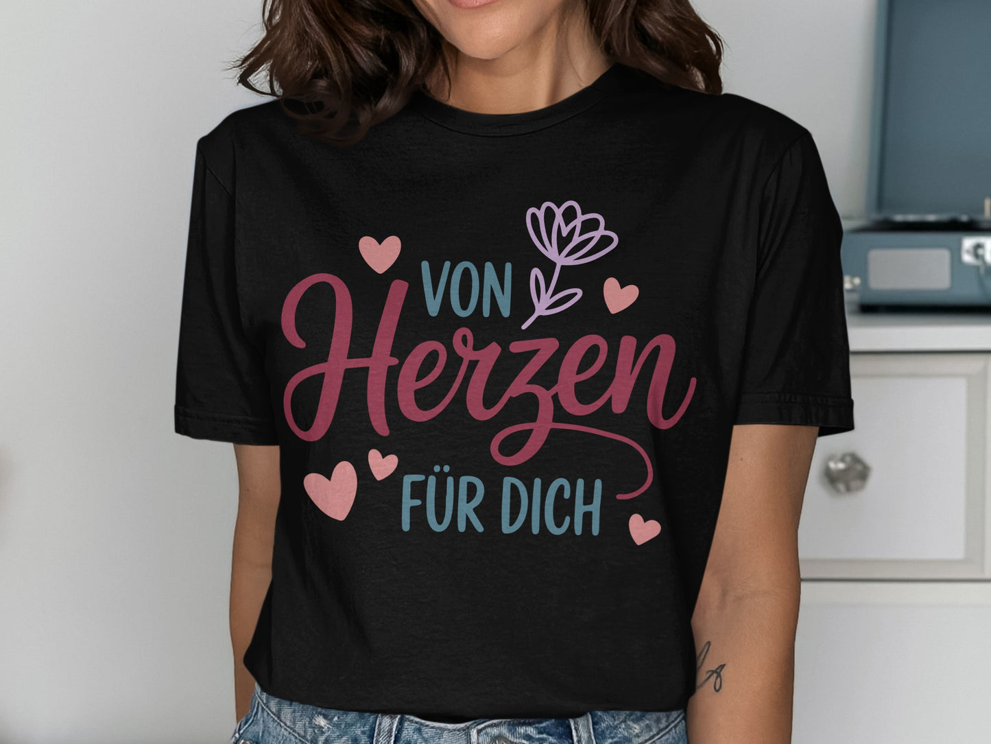 Von Herzen Für Dich Graphic T-Shirt