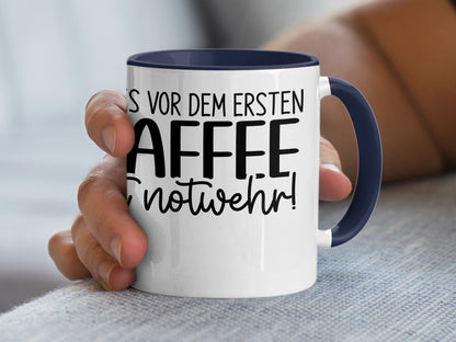 German Funny Mug With Unique Coffee Quote